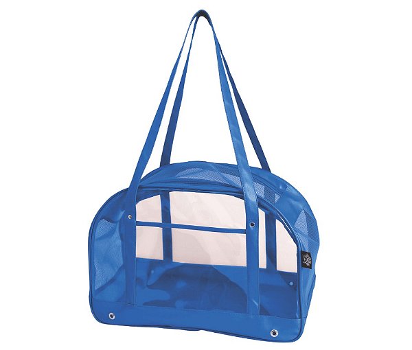 Bolsa De Transporte Para Cães e Gatos Com Laterais Transparentes