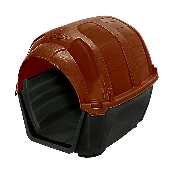 Casinha Para Cães PlastPet N°4 Cor: Marrom