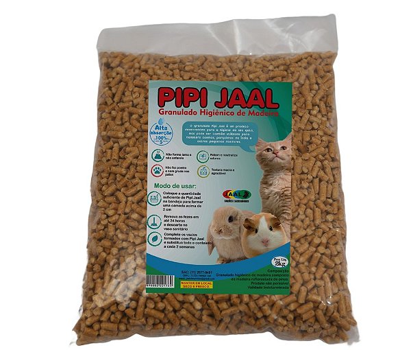 Granulado Higiênico De Madeira Jaal 2Kg