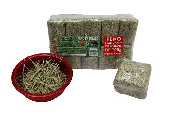 Feno Fracionado Para Roedoes Jaal - 1Kg