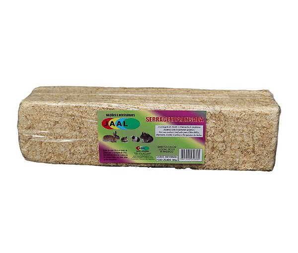 Serragem Prensada Para Roedores Jaal 800g