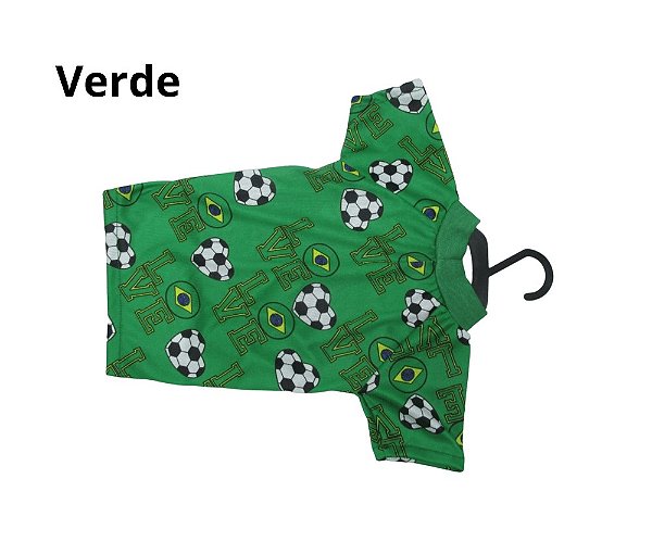 Camiseta Do Brasil Para Câes e Gatos G