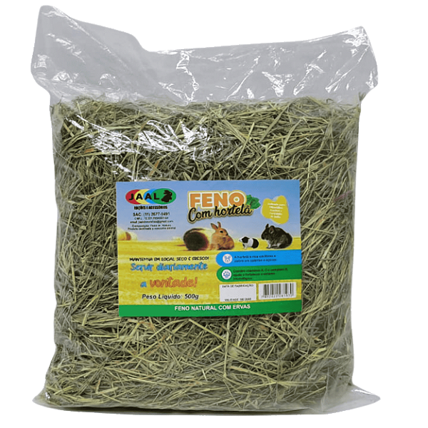Feno Jaal Aromatizado Com Hortelã 500g