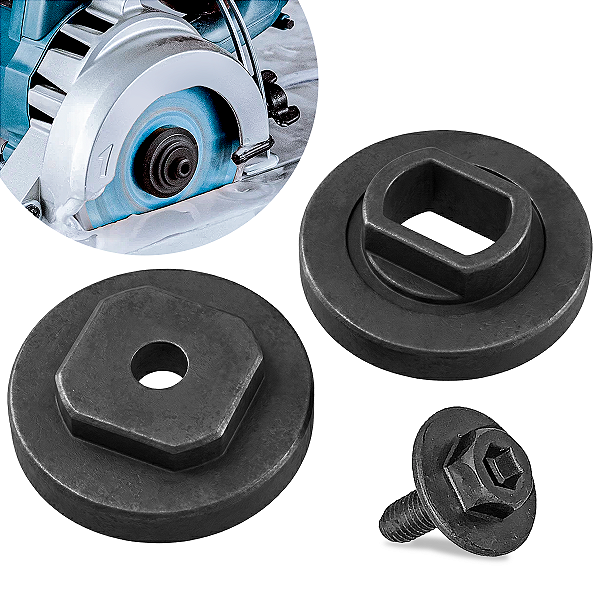 Conjunto Flange Com Parafuso Para Serra Mármore Makita 4100