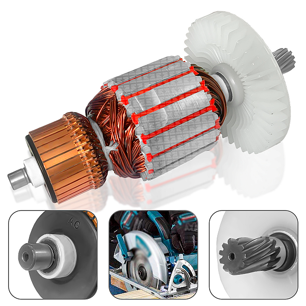 Induzido Rotor Para Serra Circular Makita 5007N 110V