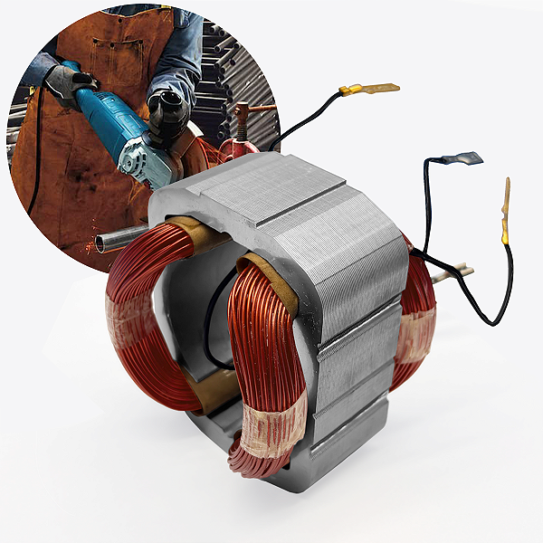 Bobina (estator) Esmerilhadeira Bosch Gws 22-180 22-230 127v
