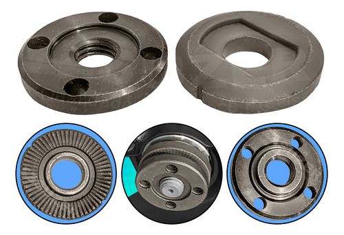 Flange Esmerilhadeira Compatível Makita Bosch Com Furo 20mm