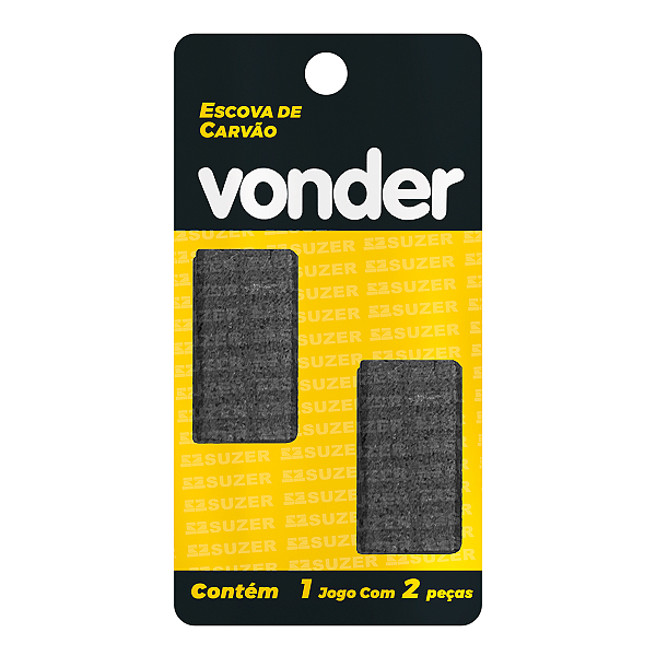 Par Escova Carvão LPV600 LPD600 Original Lixadeira Vonder