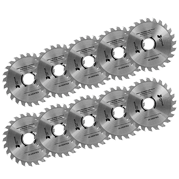 Disco Circular Serra Widea Madeira 110x20mm 24 D 10 Unidades