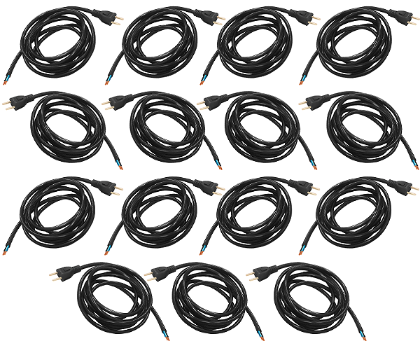 Kit 15 Fio Energia Flexível Tipo Pp Ferramentas Elétrica 10a