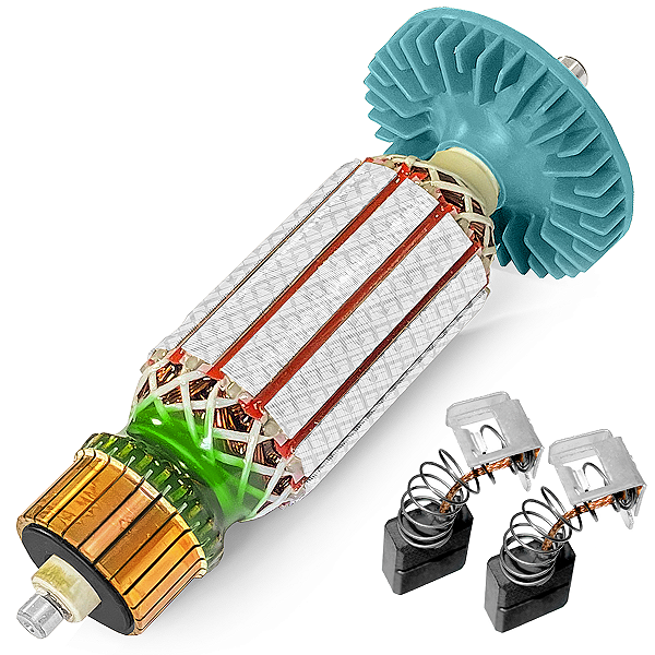 Induzido Carvão Para Serra Mármore Gdc 14-40 1548 110v