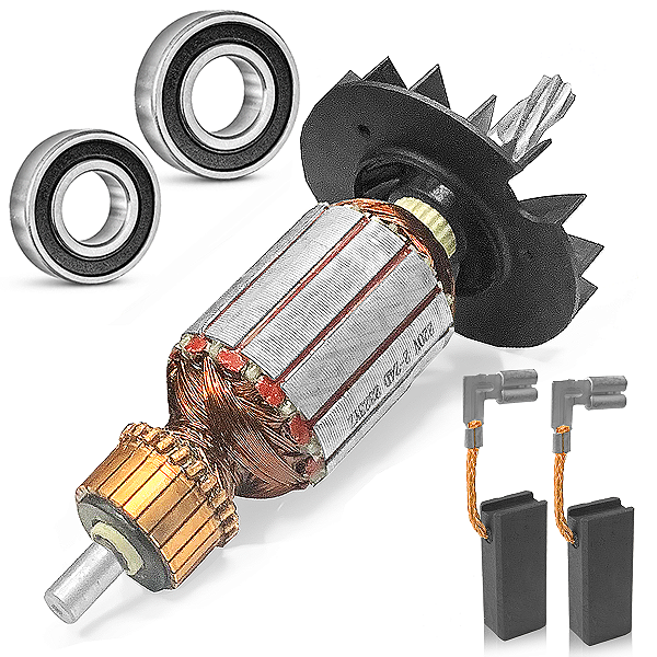 Induzido Rotor Carvão Rolamento Para Martelete Gbh2-24d 220v