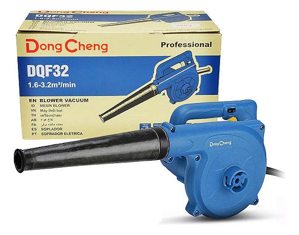 Soprador Aspirador Dongcheng 680w Elétrico Dqf 32 Azul  220v