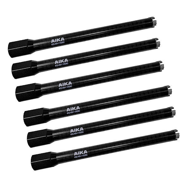Kits 6 Broca Serra Copo Coroa Diamantada 32mm X 450mm 1.1/4