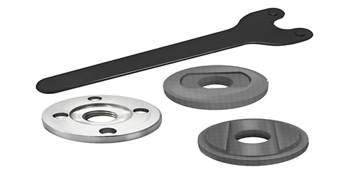 Jogo De Flange Furo 20mm + Chave De Aperto Flange Gws 8-115