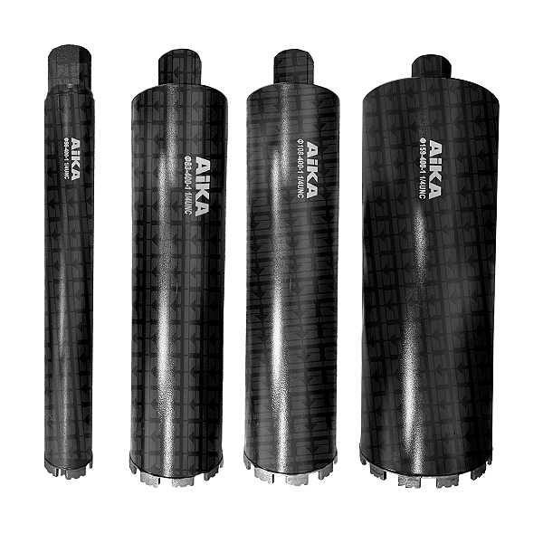 4 Coroa Diamantada Perfuratriz 56mm 83mm 108mm 159mm 1.1/4