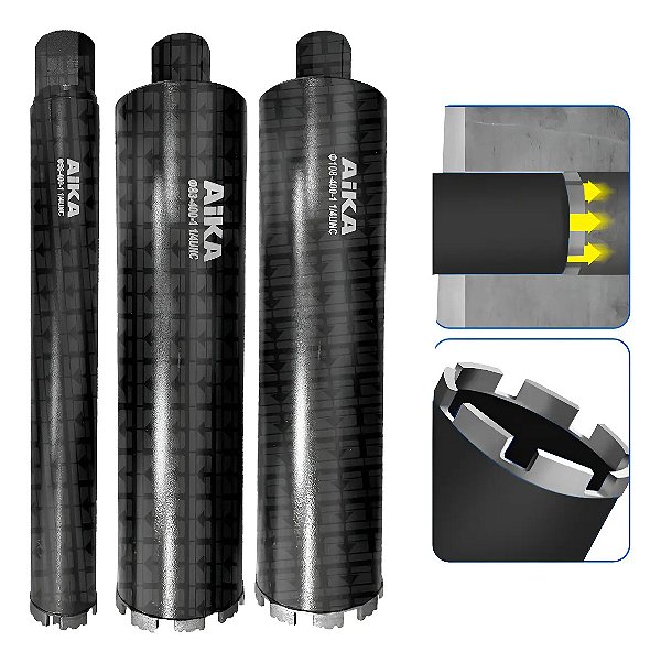 Coroa Diamantada Perfuratriz 1.1/4 108mm 83mm 56mm