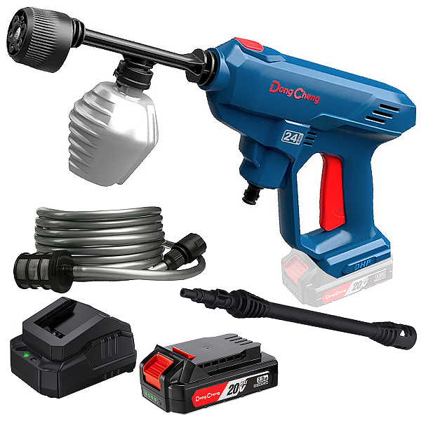Lavadora Alta Pressão Dcqw 3/2 Sem Fio Portátil C/ Bicos 20v