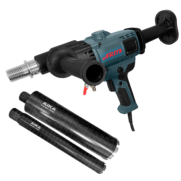 Perfuratriz + Coroa 56mm 108mm 1900w 130mm 1.1/4 220v Manual