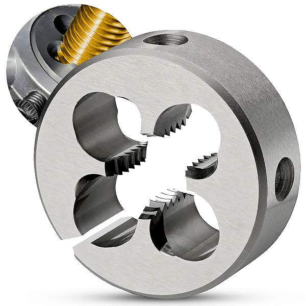 Cossinete Manual Aço Liga Ws M10 X1.25 Mf Rosca Métrica Fina