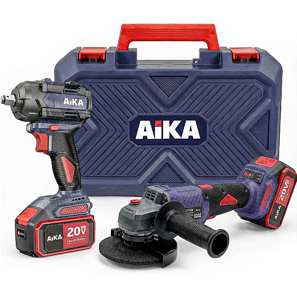 Kit Aika a bateria Chave de impacto e Esmerilhadeira