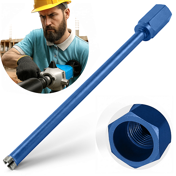 Serra Copo Coroa Diamantada 22 X 450mm 1.1/4 Perfuratriz