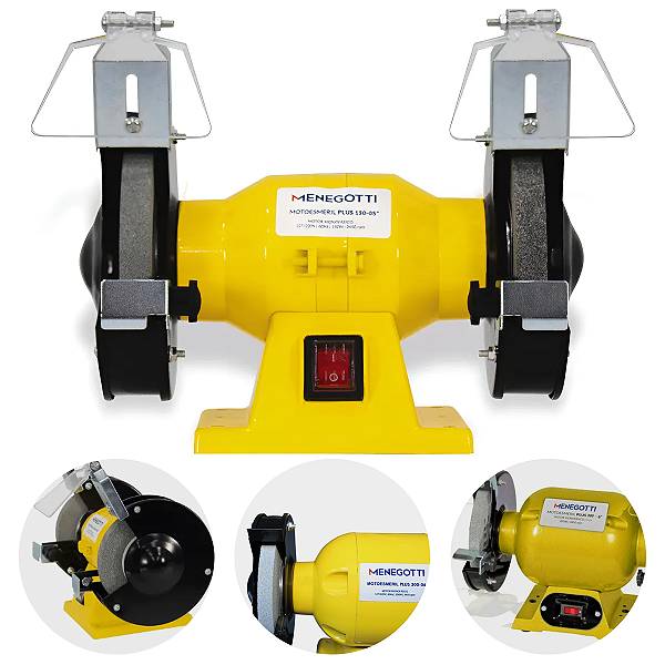 Motoesmeril Plus 150-05 Menegotti Monofásico Bivolt 150w