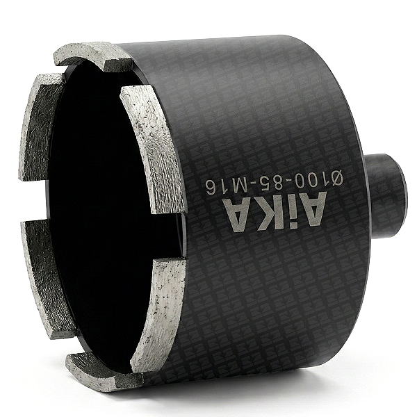 Serra Copo Diamantada 102mm Bloco Concreto Para Caixinha 4x2