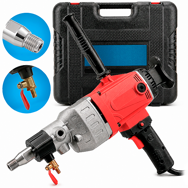 Perfuratriz De Concreto Manual Diamantada 180mm Boss 220v