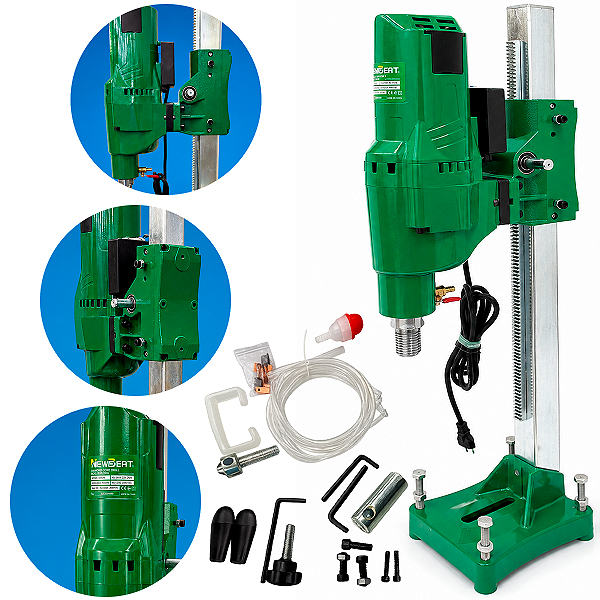 Perfuratriz De Coluna Laje Furo 300mm 4150w 220v Rosca 1.1/4