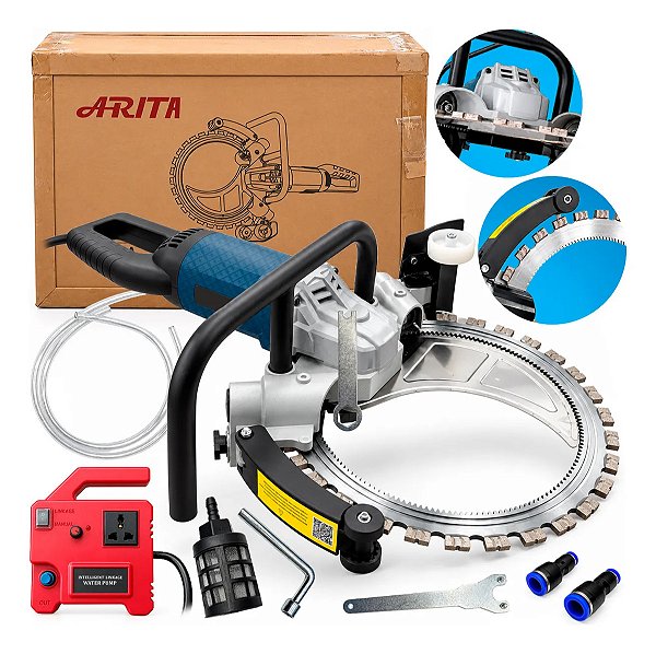 Máquina De Cortar Concreto Disco 410mm Arita Original 220v