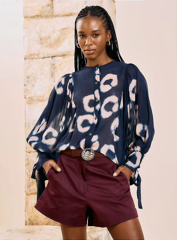 Short Alfaiataria Com Cinto