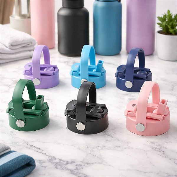 Tampa Universal Garrafa Térmica Dual