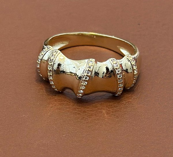 ANEL GROSSO 4 FILEIRAS DE PEDRAS