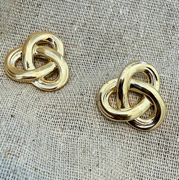 BRINCO GOLD NÓ TAMANHO M