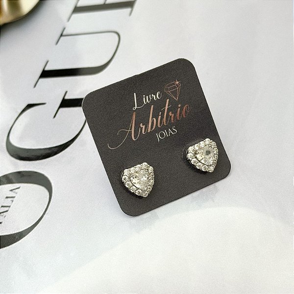 BRINCO CORAÇÃO DIAMOND CRISTAL