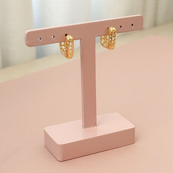 BRINCO ARGOLA QUADRADO VAZADO - M (1,5X1,3CM)