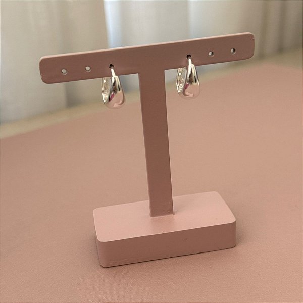 ARGOLA GOTA DIAMOND LISA PEQUENA 1,7CM