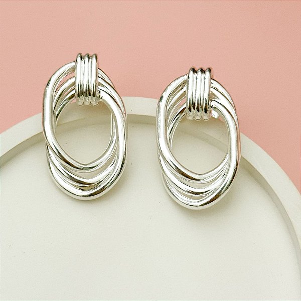 BRINCO NÓ PRATA GRANDE PRATA