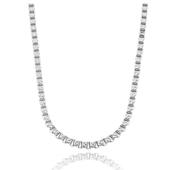 CORRENTE RIVIERA SEM PEDRAS 3MM 40CM LAT GLOSS