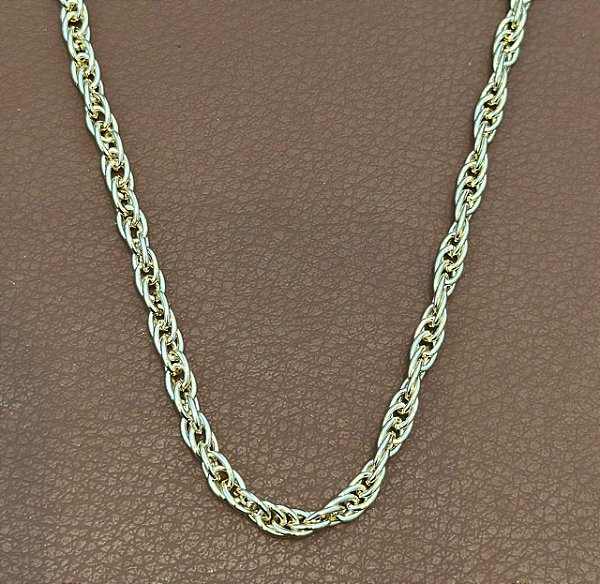 COLAR CHOKER ELOS ENTRELAÇADOS REDONDOS INSECTA