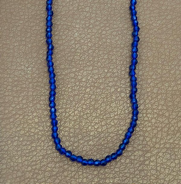 CHOKER ESPINÉLIO AZUL