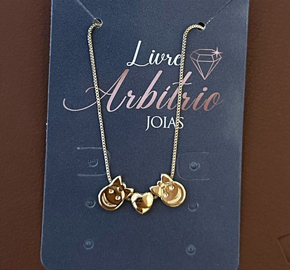 COLAR CARINHA DUAS MENINAS