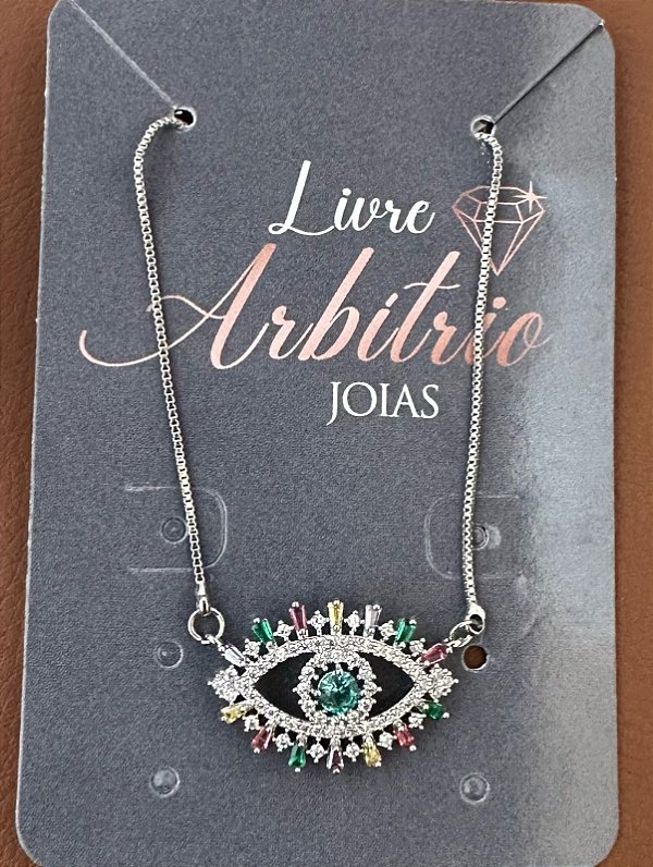 COLAR OLHO GREGO DIAMOND COLORS CRETA