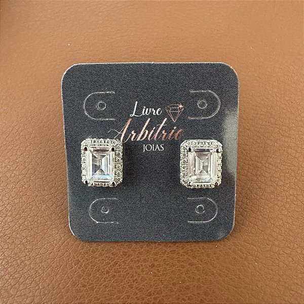 BRINCO RETANGULO DIAMOND TAI