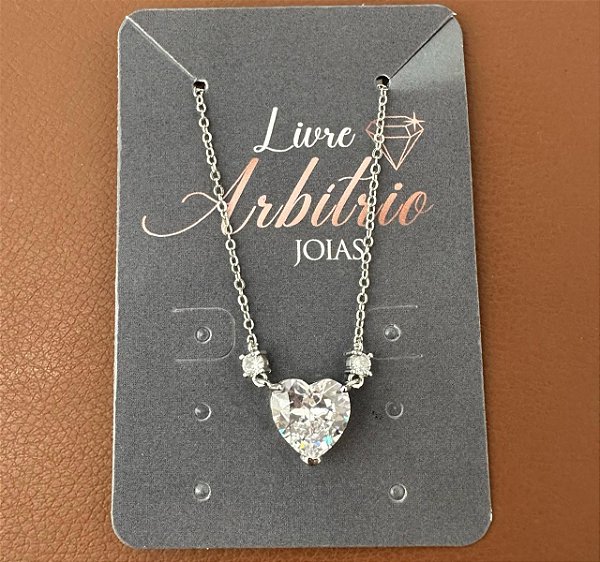 COLAR CORAÇÃO DIAMOND RAFA