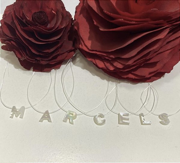 CHOKER NYLON LETRAS L