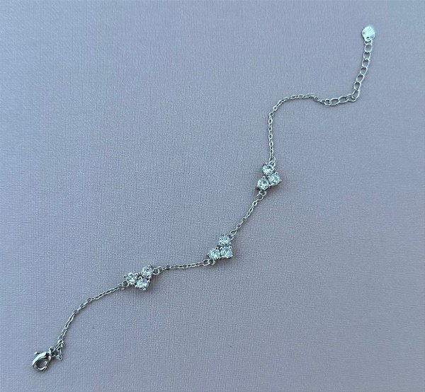 PULSEIRA CORAÇÕES DIAMOND LIVIA