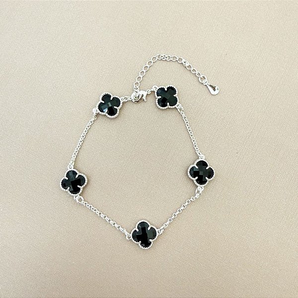 PULSEIRA TREVO DIAMOND BLACK VIRGINIA P