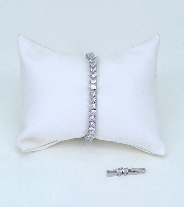 PULSEIRA RIVIERA DIAMOND CRISTAL COM EXTENSOR
